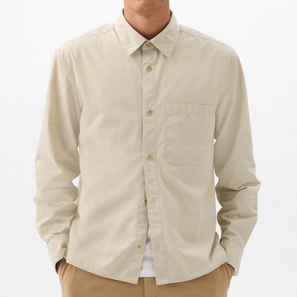 NWT Gap Relaxed Twill Shirt - Picture 1 of 9
